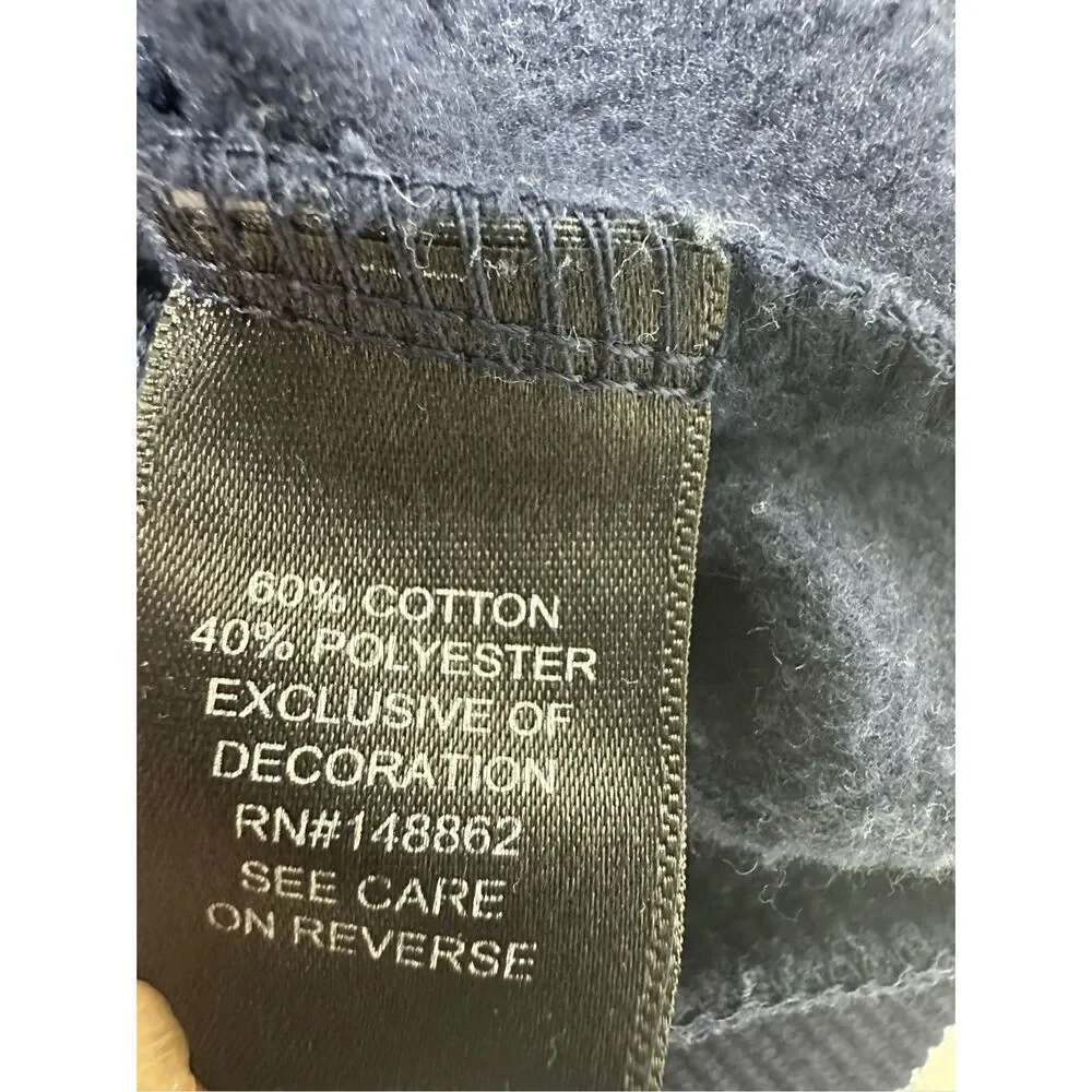 Torrid Bohemian Navy Blue Embroidered Floral Sweater Sweatshirt Size 1X - Picture 5 of 10